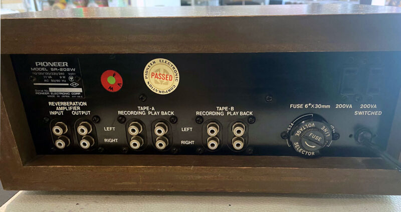 PIONEER SR-202W REVERB - Image 2